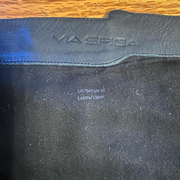 Via Spiga black calf length leather boots - Picture 8 of 8